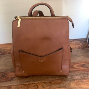 Dune leather backpack